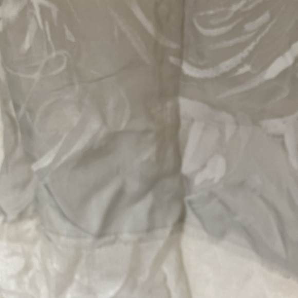 Italian Silk Angora Wool Shimmer Large Wrap Scarf - Picture 9 of 16